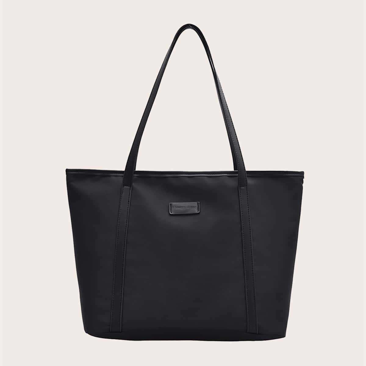 

Minimalist Large Capacity Tote Bag, Black