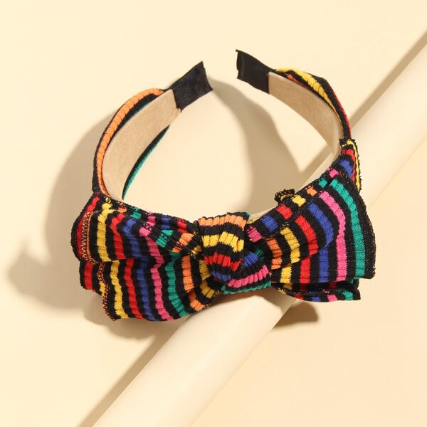 

Striped Pattern Hair Hoop, Multicolor