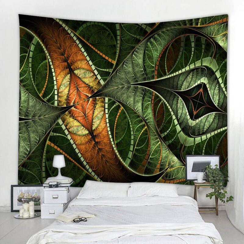 

Abstract Leaf Tapestry, Multicolor