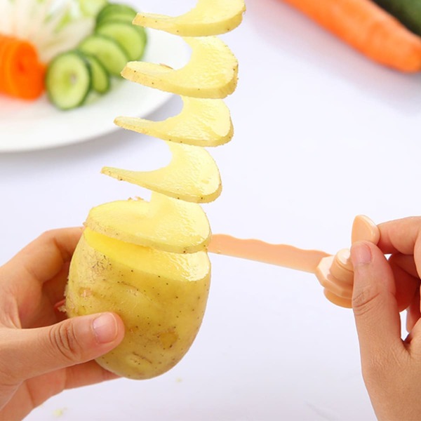 

Спиральная картофелерезка случайного цвета 1шт, Многоцветный