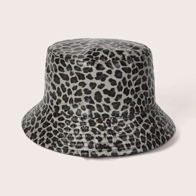 

Leopard Bucket Hat, Multicolor