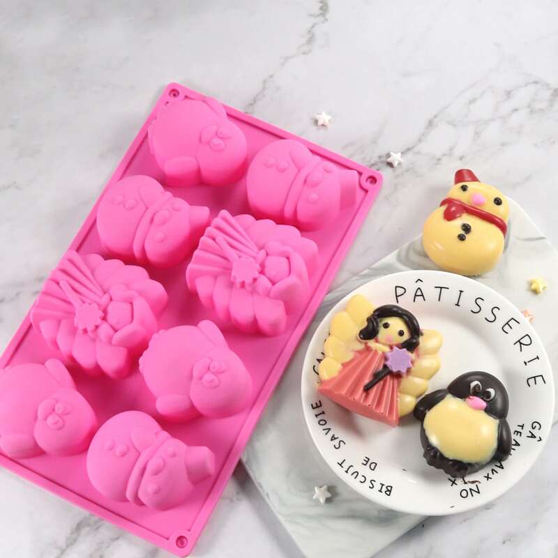 

1pc Random Cartoon Chocolate Mold, Pink