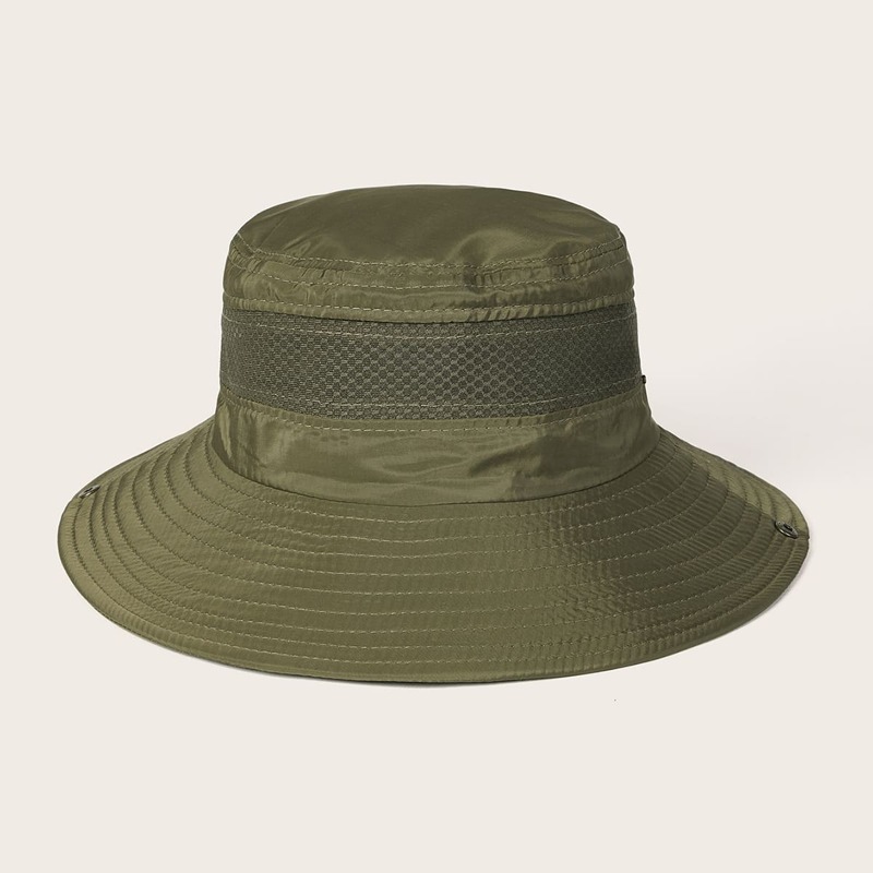 

Guys Solid Bucket Hat, Army green