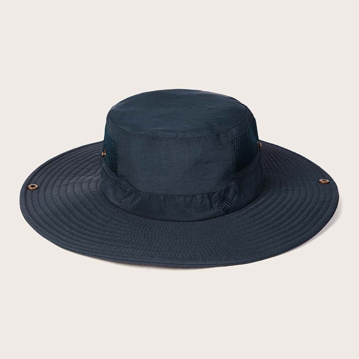

Guys Solid Floppy Hats, Navy blue