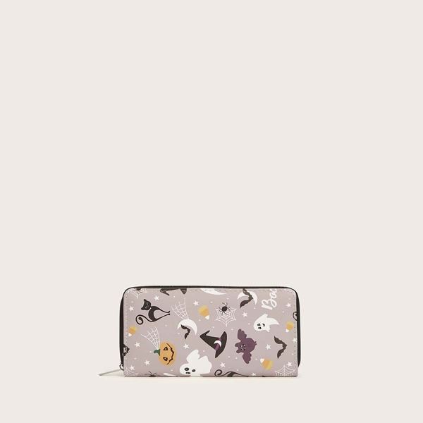 

Halloween Pumpkin Graphic Purse, Multicolor