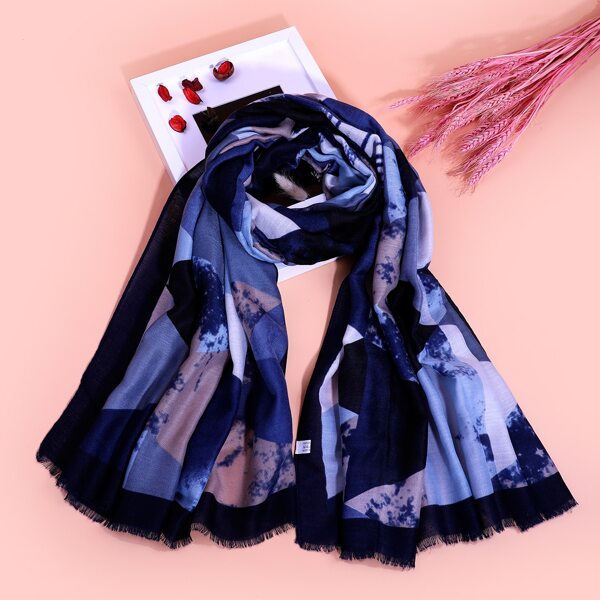 

Color Block Scarf, Multicolor