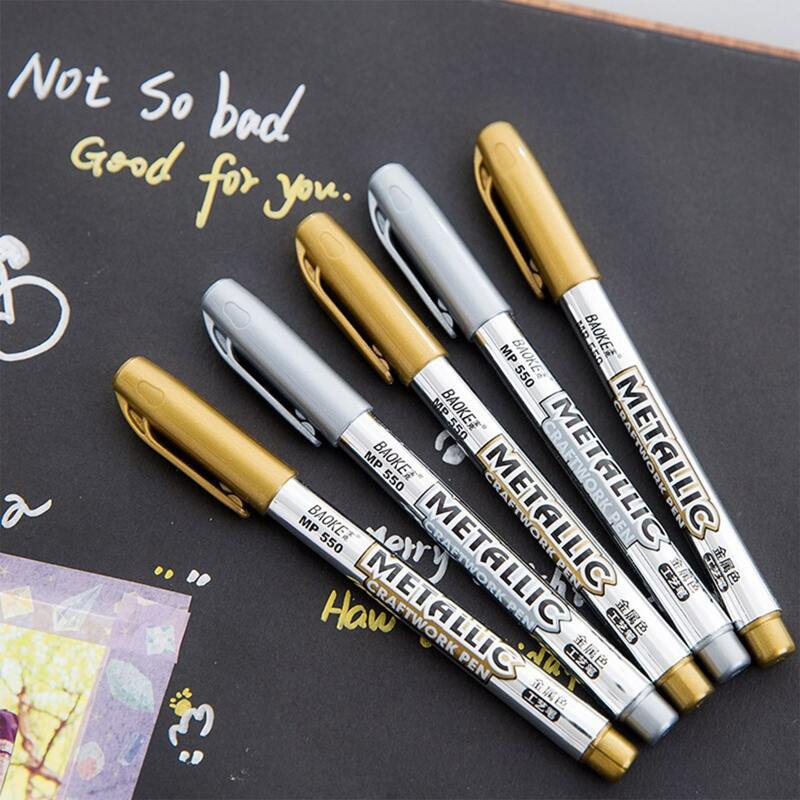 

1pc Metallic Marker Pen, Multicolor