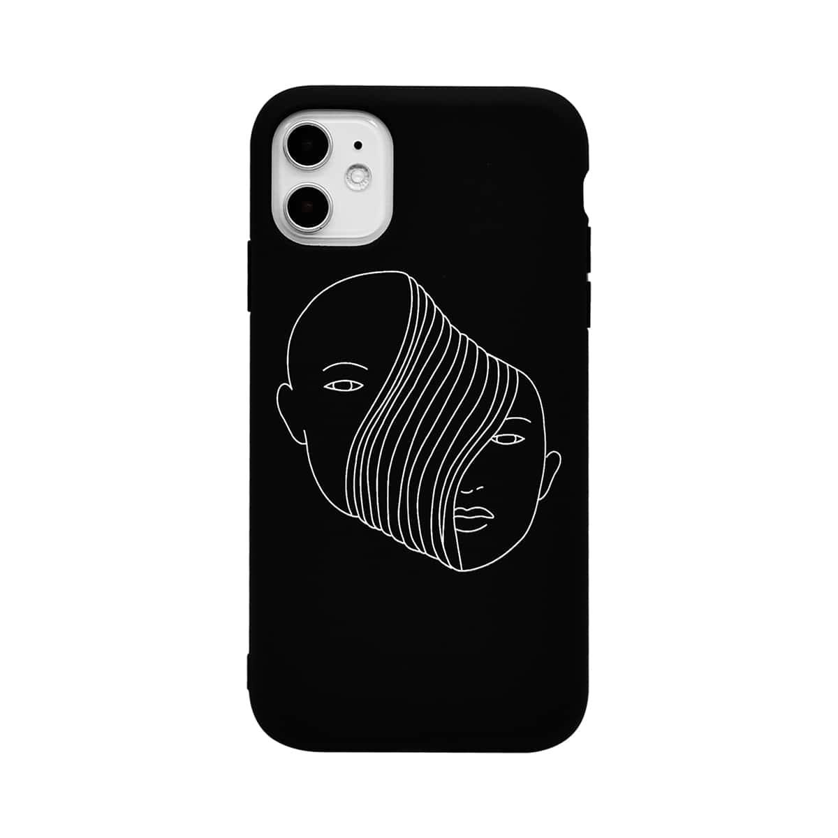 

Abstract iPhone Case, Black and white