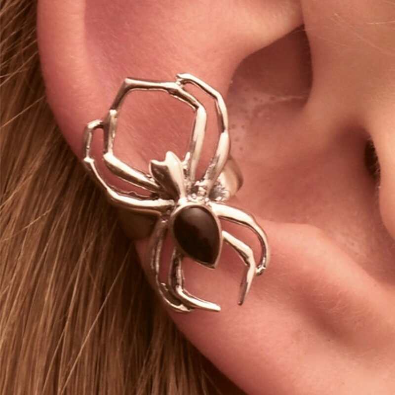 

1pc Spider Ear Cuff, Gold