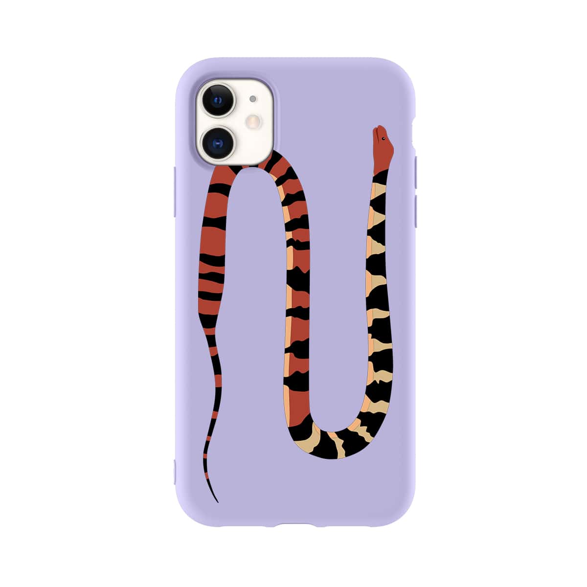 

Snake Print iPhone Case, Purple