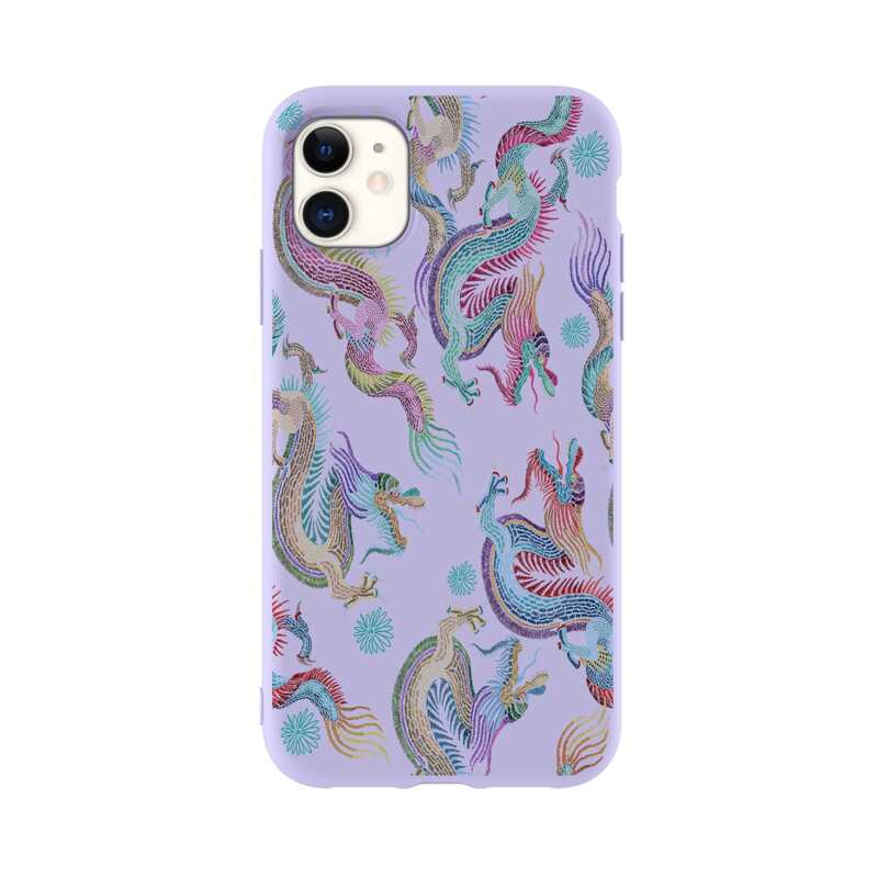 

Chinese Dragon iPhone Case, Purple