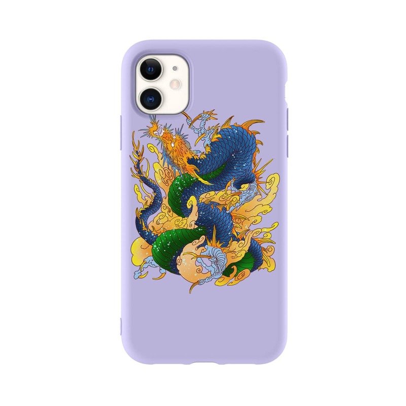 

Chinese Dragon iPhone Case, Purple