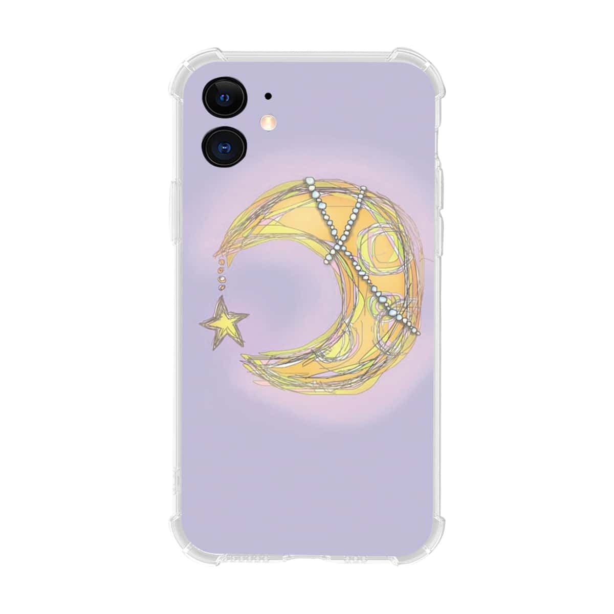 

Moon & Star iPhone Case, Multicolor