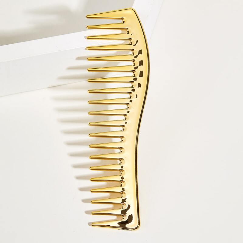 

Solid Hair Comb, Gold