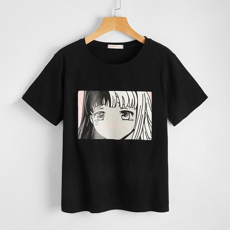 

Comics Graphic Tee, Black