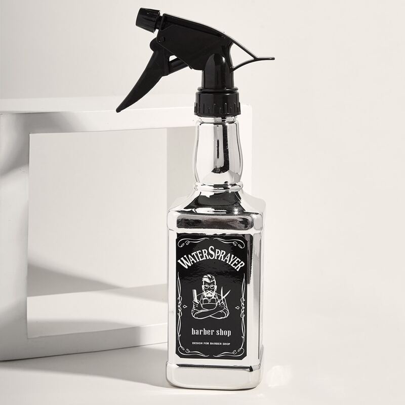 

Plastic Spray Bottle, Silver