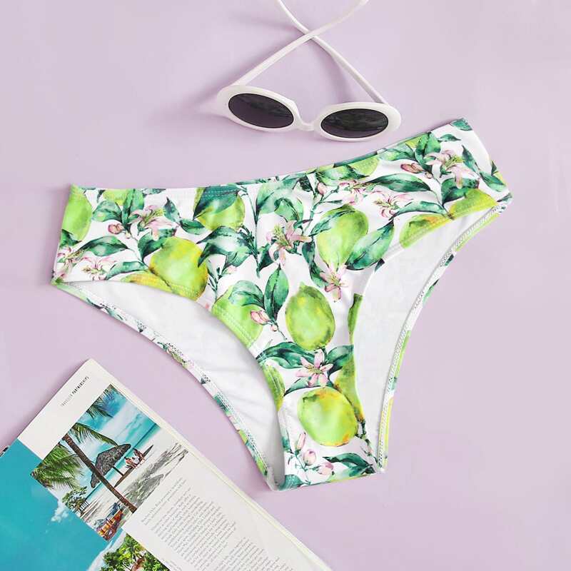 

Fruit Print Bikini Bottom, Multicolor