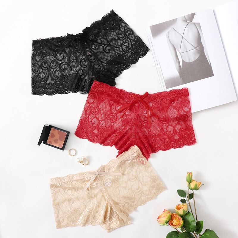 

3pack Lace Panty Set, Multicolor