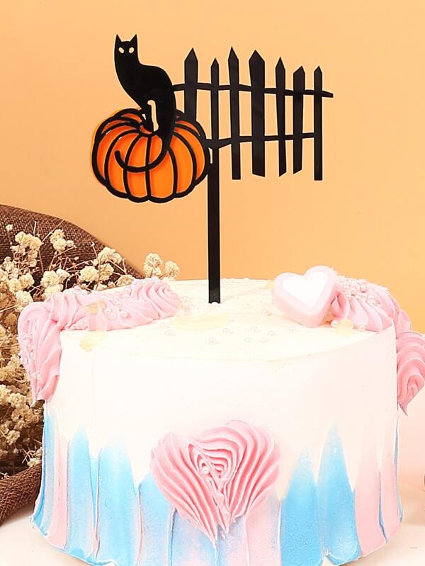 1 Piece Decoration A Gateau Avec Citrouille D Halloween Mode En Ligne Shein France