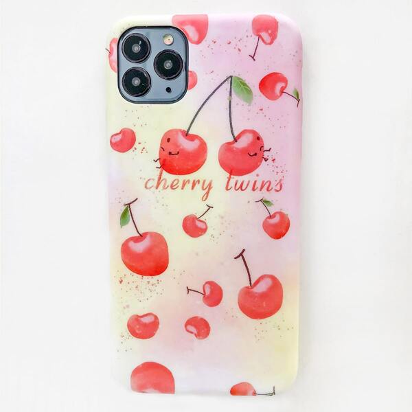 

Cherry Pattern iPhone Case, Multicolor