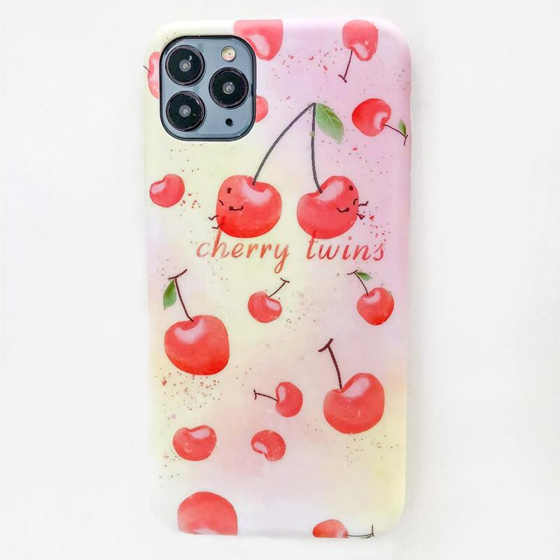 

Cherry Pattern iPhone Case, Multicolor