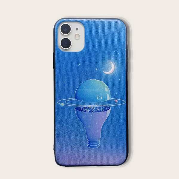 

Чехол для iPhone с рисунком, Синий
