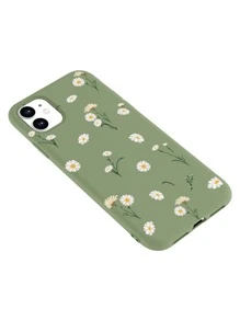 雛菊印花手機殼，適用於iPhone 11、iPhone 13、iPhone 14 Pro Max - 綠色 - 查看 3