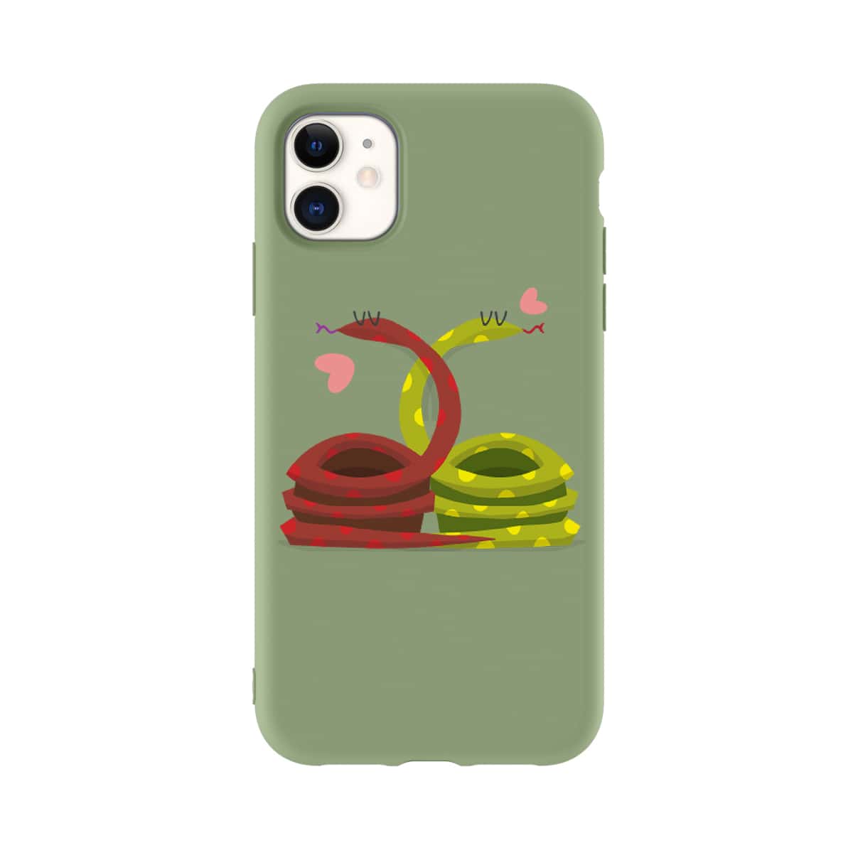 

Snake Print iPhone Case, Green