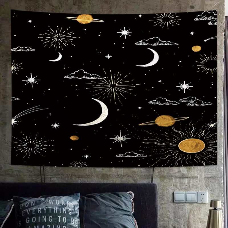 

Planet Print Tapestry, Multicolor