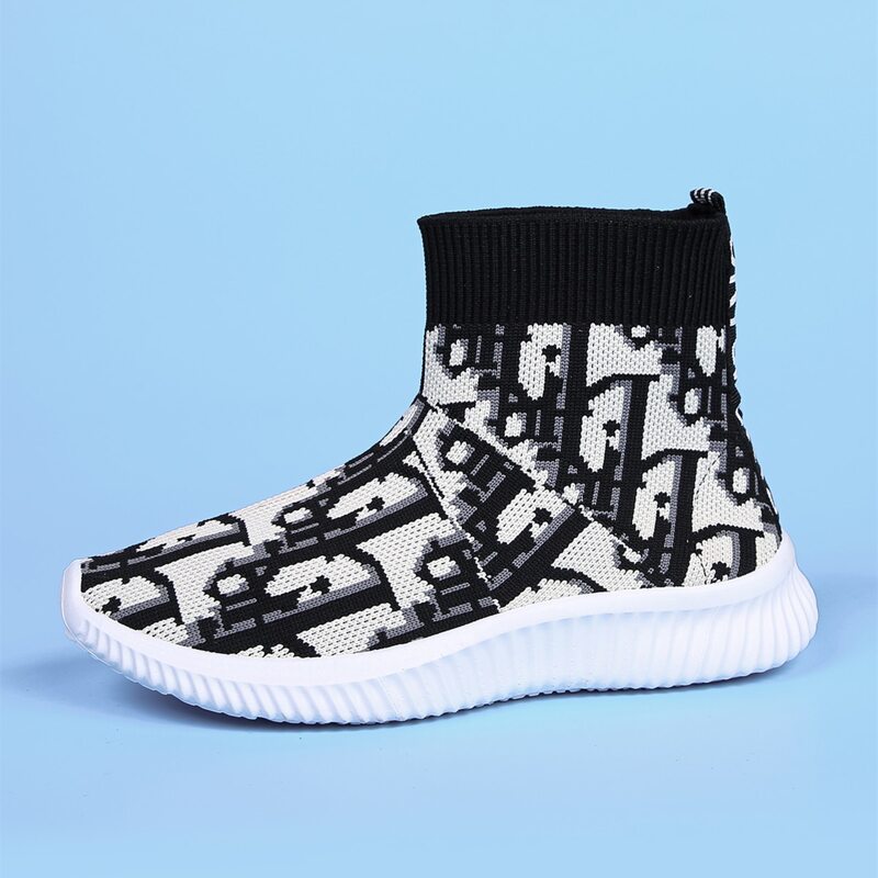 

Letter Graphic Slip On Sneakers, Beige