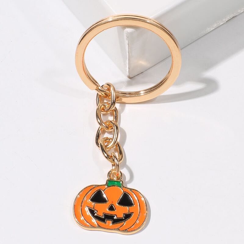 

Halloween Pumpkin Keychain, Orange