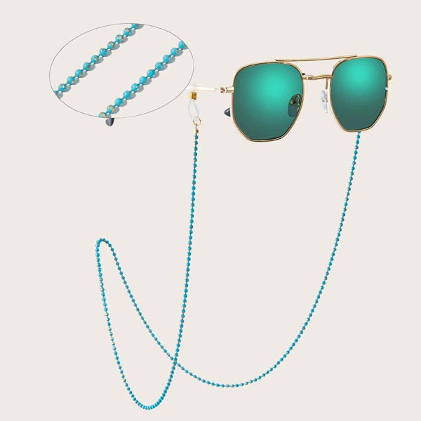

Beaded Glasses Chain, Royal blue