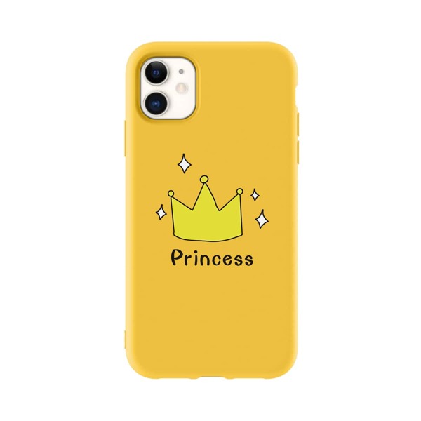 

Чехол для iPhone с рисунком короны, Жёлтые