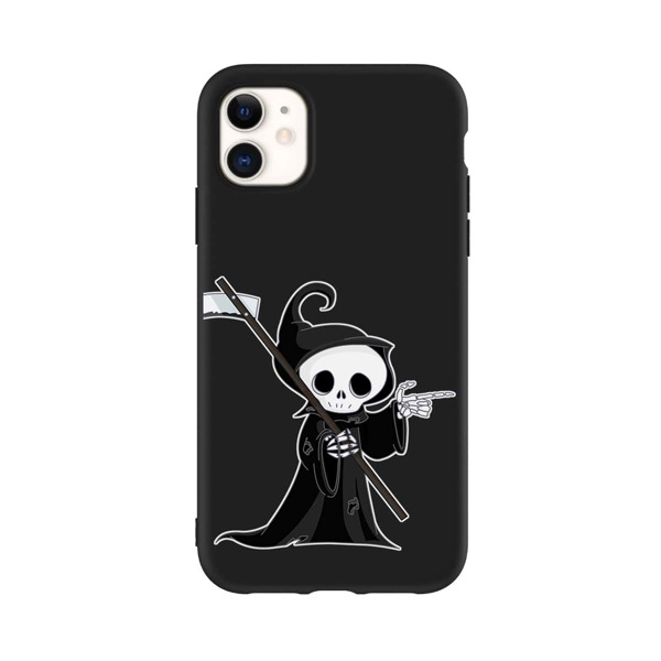 

Чехол для iPhone с рисунком черепа на Хэллоуин, Черный и белый