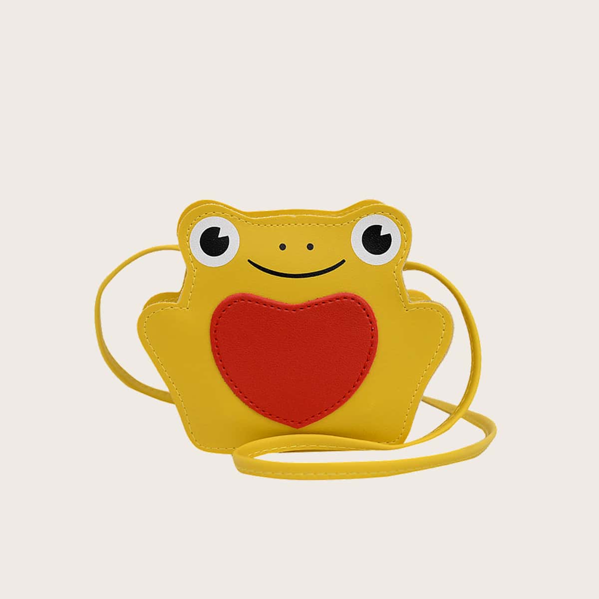 

Cartoon Frog Crossbody Bag, Yellow