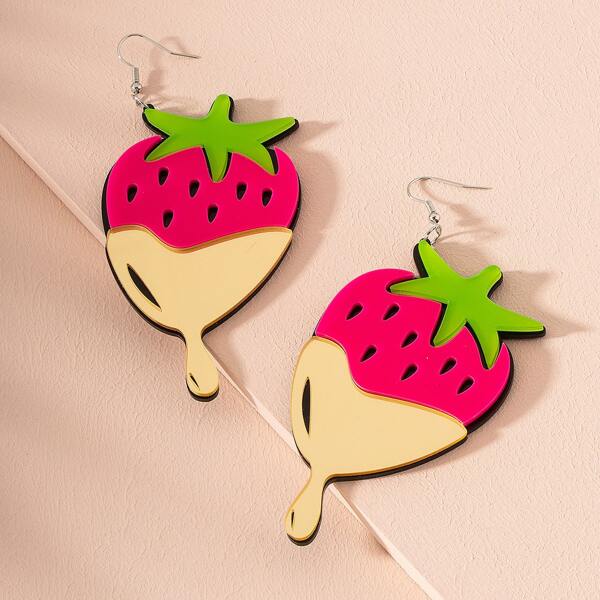 

Fruit Charm Drop Earrings, Multicolor