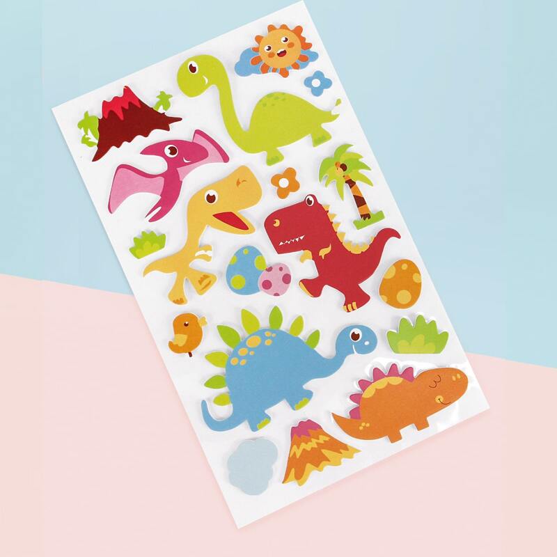 

1sheet Cartoon Graphic Sticker, Multicolor