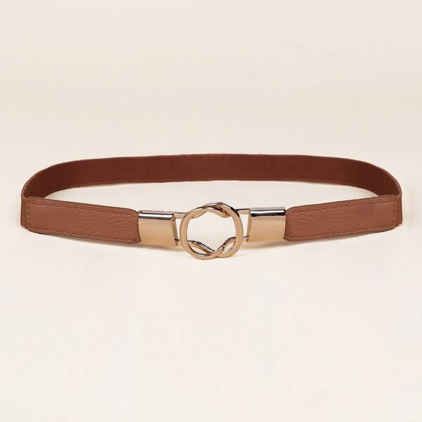 

Kids Metal Buckle Belt, Camel
