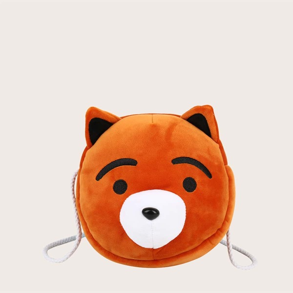 

Girls Cartoon Design Chain Bag, Orange