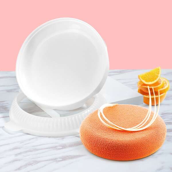 

1pc Round Cake Mold, White