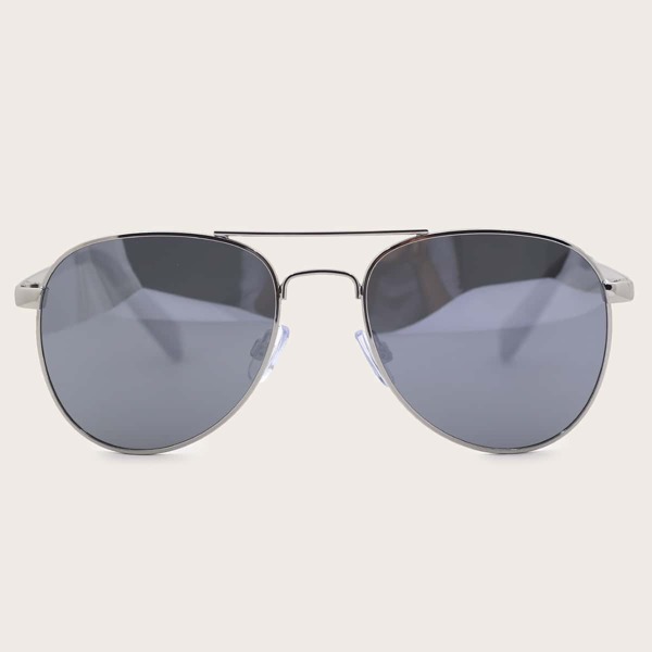 

Top Bar Aviator Polarized Sunglasses, Dark grey