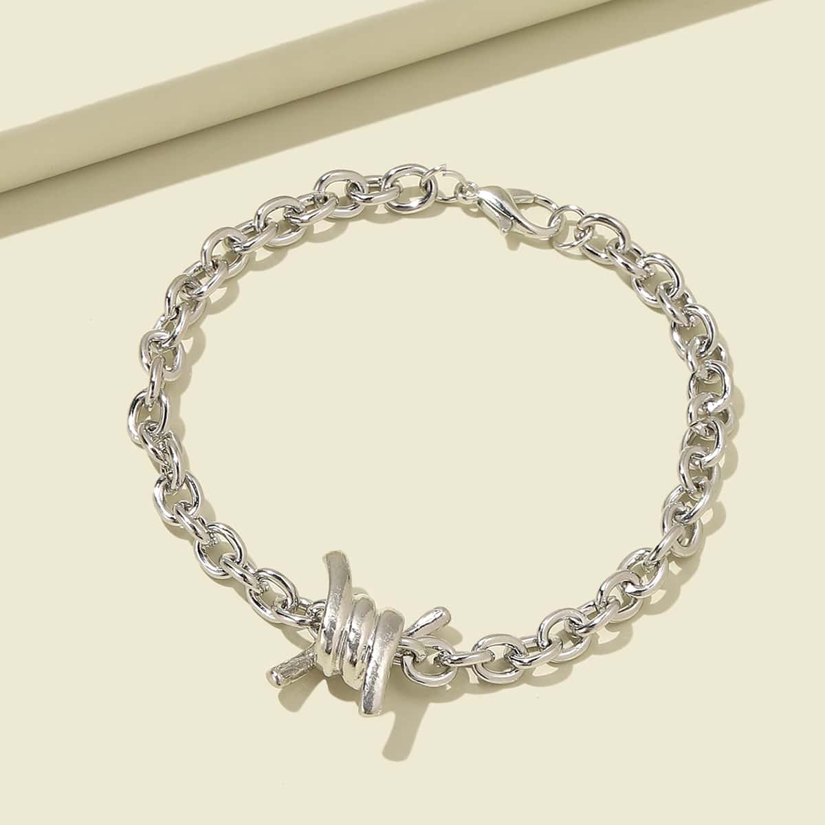 

Simple Chain Bracelet, Silver