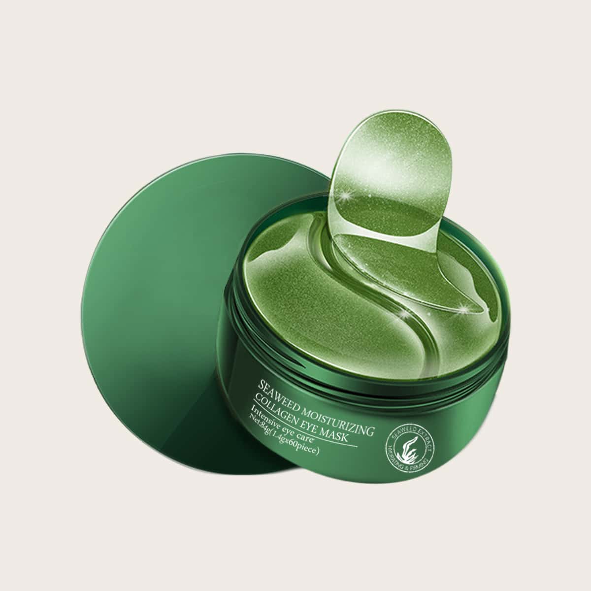 

30pairs Seaweed Moisturizing Collagen Eye Sheet, Green
