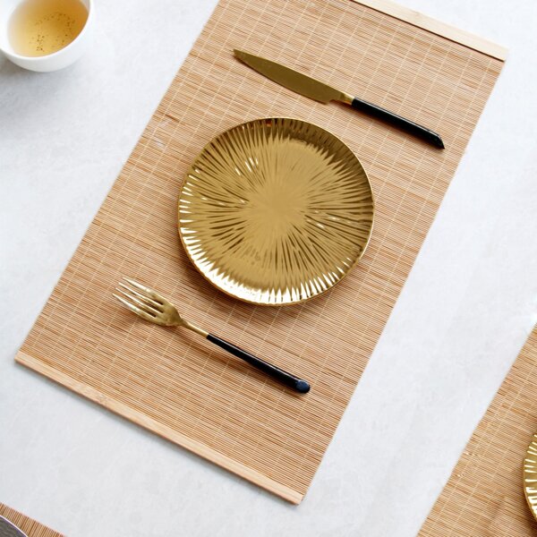 

1pc Bamboo Placemat, Apricot