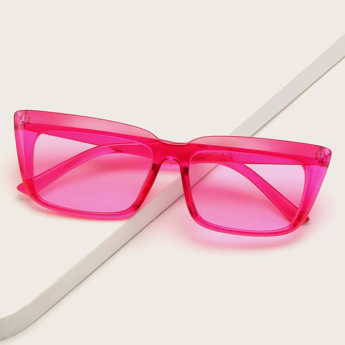 

Simple Tinted Lens Sunglasses, Hot pink