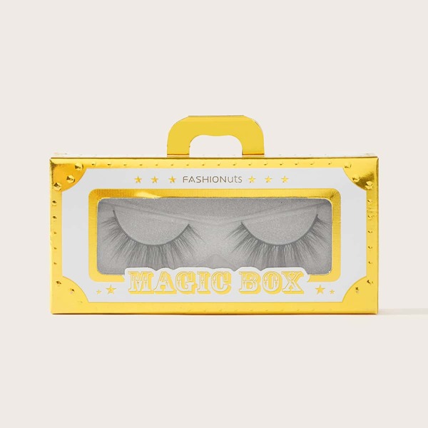 

3D натуральные накладные ресницы 1 пара, Чёрный