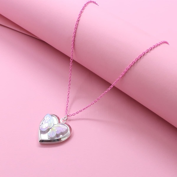 

Toddler Girls Heart Charm Necklace, Multicolor