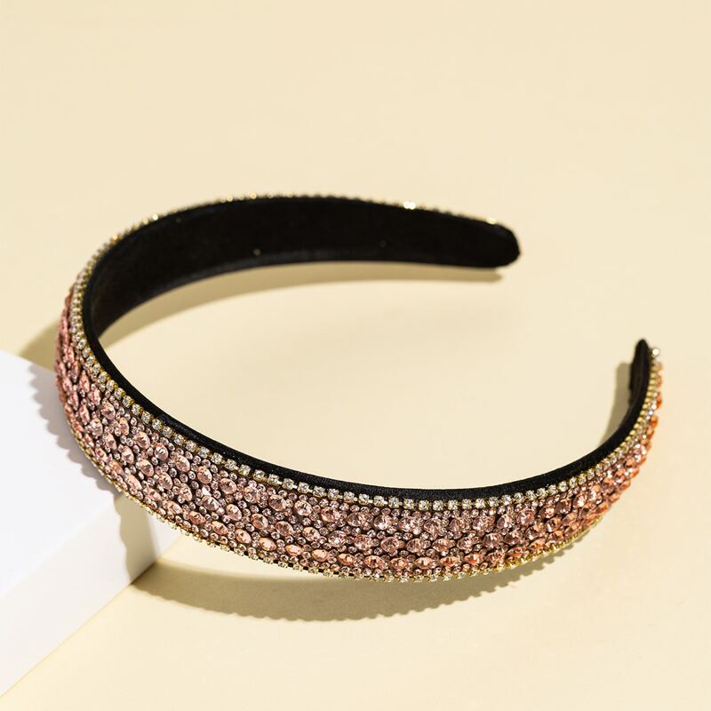 

Rhinestone Decor Hair Hoop, Pink
