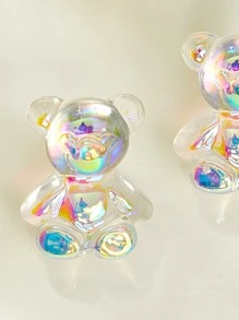 Pendientes holográficos - Blanco - Ver 3
