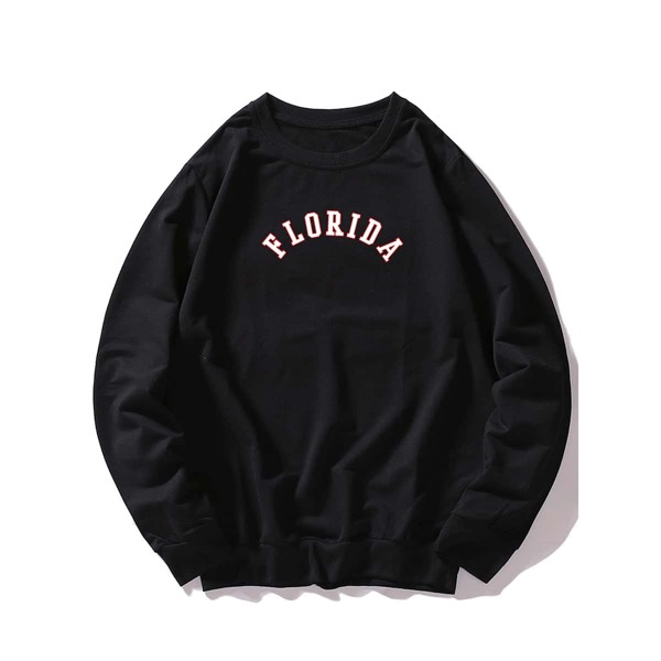 

Men Letter Graphic Sweatshirt, Black
